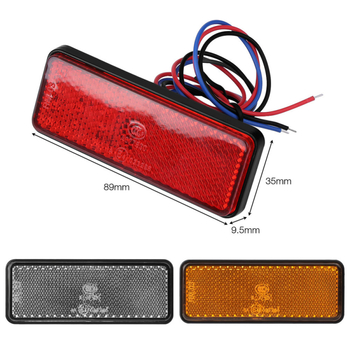 Motocikl LED stražnje svjetlo, 24LED reflektor, 12V, 2.4W, 5050 LED, 35000K