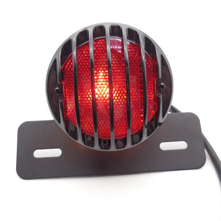 Zadnja svjetiljka motocikla, metalno kućište, 12V, 20W, kompatibilno s Harley