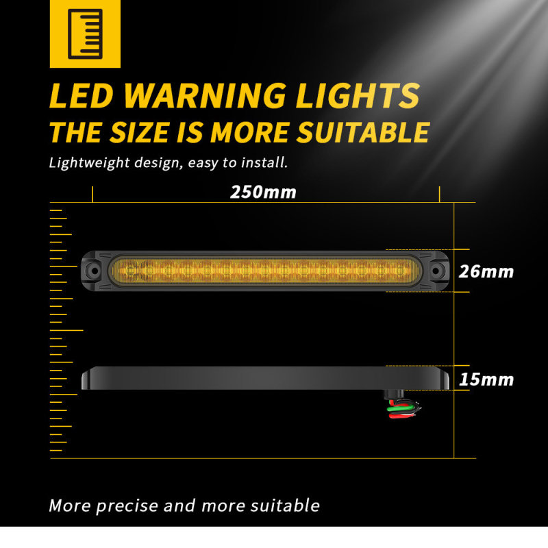 LED stražnje svjetlo, model 15LED, 15W, 12-24V, vijek trajanja 50.000 h