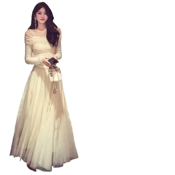 Duga puffasta suknja s 3D uzorkom, Spandex tkanina, bez glačanja, jesen 2025