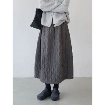 Ženska duga suknja u A-kroju, s elastičnim pojasom, vintage umjetnički stil