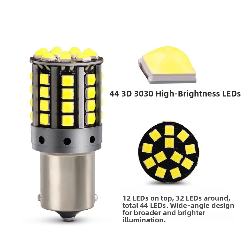 LED svjetlo za kočnice automobila, s 3030 LED-ima, 20-22W, 12-24V, kompatibilno s 1156/1157/7443/7440/3157/3156, 2000 lm