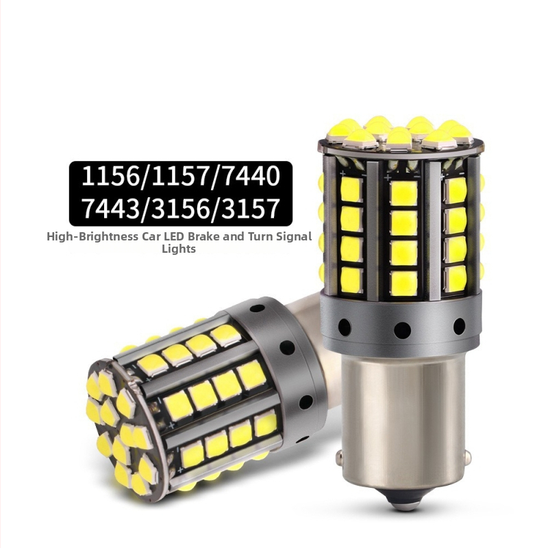 LED svjetlo za kočnice automobila, s 3030 LED-ima, 20-22W, 12-24V, kompatibilno s 1156/1157/7443/7440/3157/3156, 2000 lm