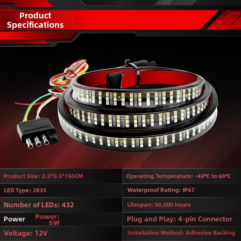 LED stražnja svjetla za pickup – model BX-PKSPSSD0001, 15W, 12V, 3500 lm