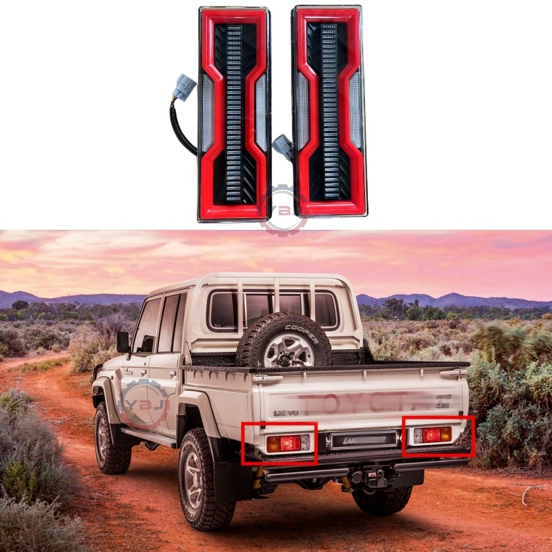 LED stražnja svjetiljka za LC79 70-series pickup, 12W, plastično kućište, vijek trajanja 5–10 godina