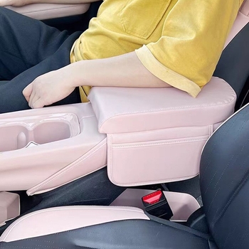 Kožni podizački jastučić za naslon za ruku u srednjoj konzoli, BYD Seagull, kompatibilan s modelom, marka Fatiir, prilagodljiv.