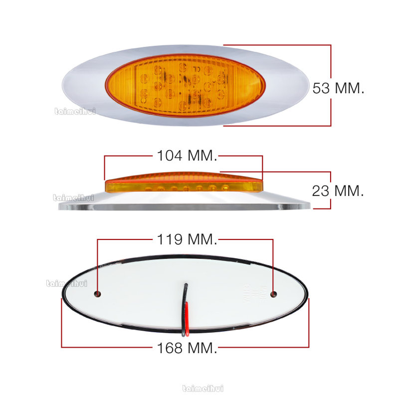 FS-QL LED stražnje svjetlo za kamion, Q5 LED, 12V, 12W, 5000 lm