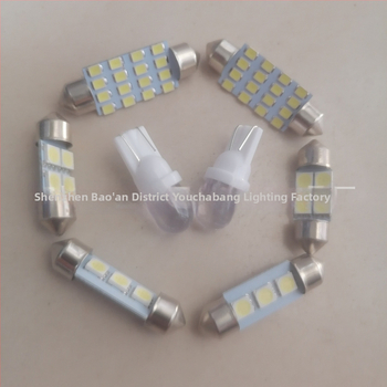 Sada LED svetiel do auta 14 kusov | 12V | 1W | 6500K | IP67 | 320 lm