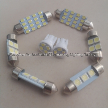 Sada LED svetiel do auta 14 kusov | 12V | 1W | 6500K | IP67 | 320 lm