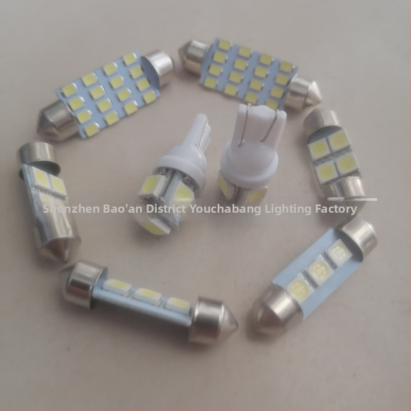 Sada LED svetiel do auta 14 kusov | 12V | 1W | 6500K | IP67 | 320 lm