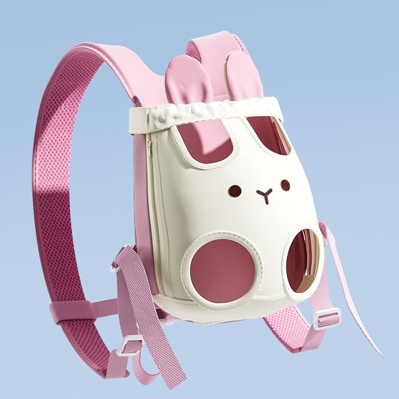 Чанта за домашни любимци - платнена, за котки и малки кучета, средна твърдост