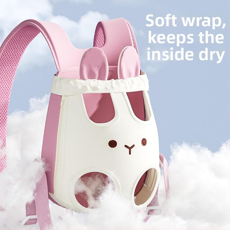 Чанта за домашни любимци - платнена, за котки и малки кучета, средна твърдост