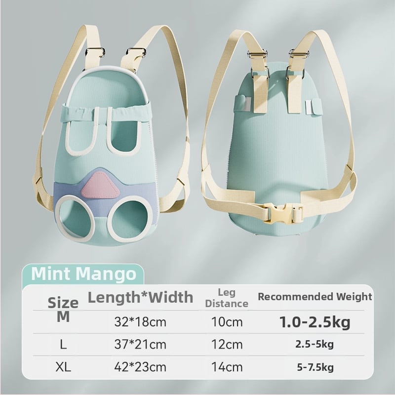 Чанта за домашни любимци - платнена, за котки и малки кучета, средна твърдост