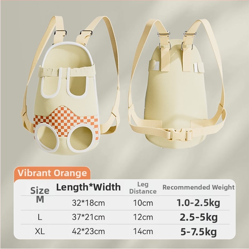 Чанта за домашни любимци - платнена, за котки и малки кучета, средна твърдост