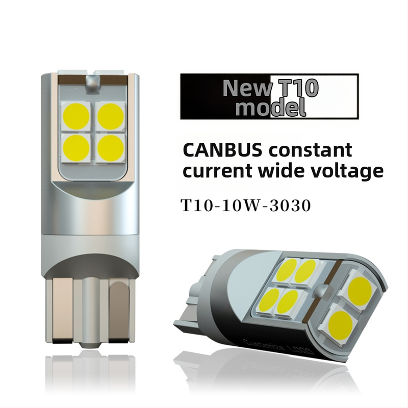 LED vnútorná čítacia lampa do auta, model T10-10W-3030, 3W, 10-28V, 400 lm, 6000-6500K