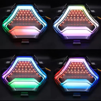 Motociklističko stražnje LED svjetlo Yamaha R3/R25 MT-03/MT-07 — 12V, 1.6W, ABS/metal, model Xjx-wd001