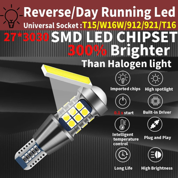 Automobilsko stražnje svjetlo T15-3030-27 (LED 3030, 15W, 12V)