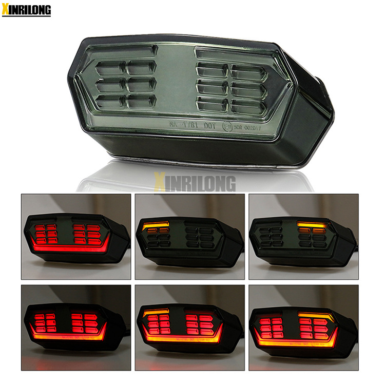 Zadnje svjetlo za motor HP-W102, LED 6W, 12V, kompatibilno MSX125/CB650/CTX700