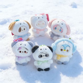 Xinfeng Плюшена снежен човек кукла — висококачествен плюш, пълнеж PP памук, персонализация чрез мостри