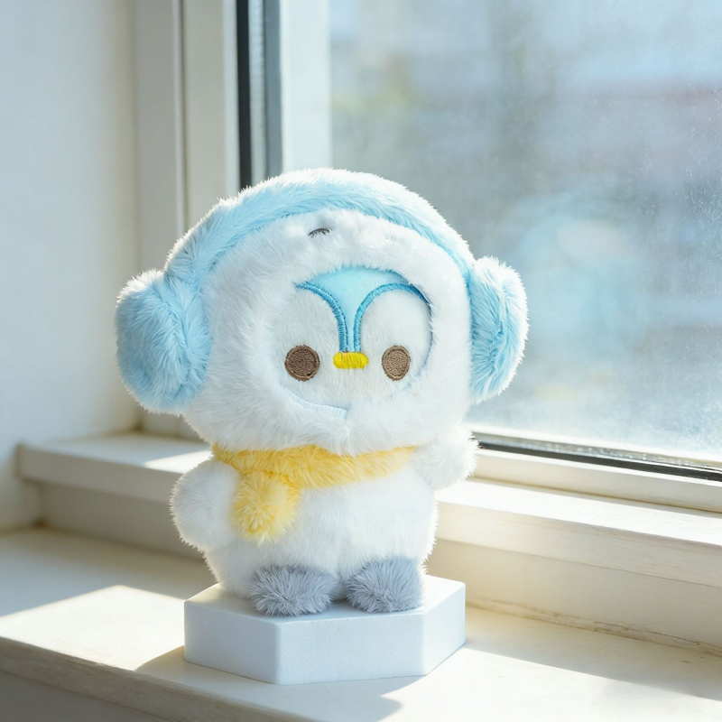 Xinfeng Плюшена снежен човек кукла — висококачествен плюш, пълнеж PP памук, персонализация чрез мостри