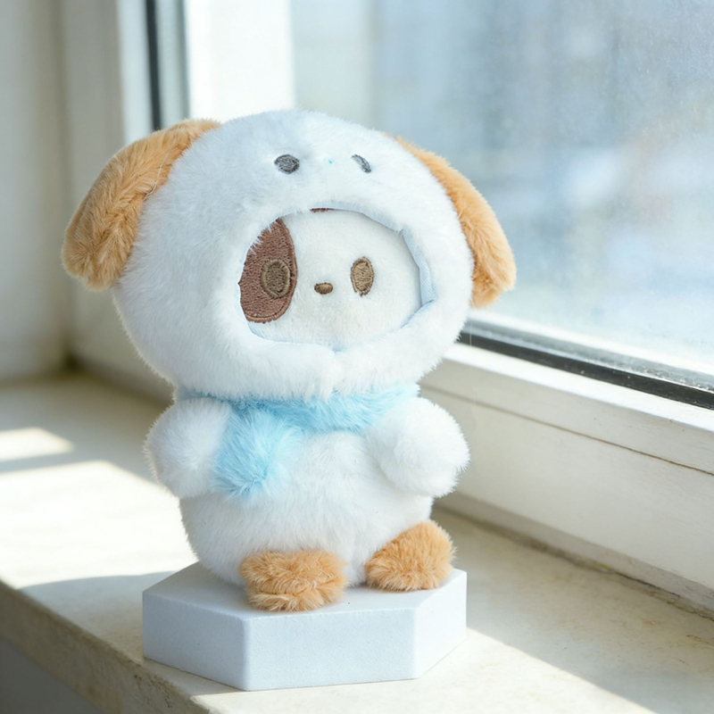 Xinfeng Плюшена снежен човек кукла — висококачествен плюш, пълнеж PP памук, персонализация чрез мостри