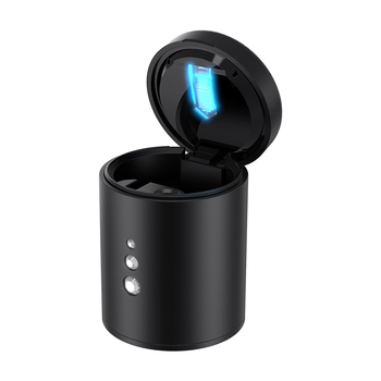 Τασάκι αυτοκινήτου με καπάκι και LED φως, πλαστικό, μοντέλο SD-1204, 113 g, για οικιακή και αυτοκινητική χρήση, δυνατότητα εξατομίκευσης