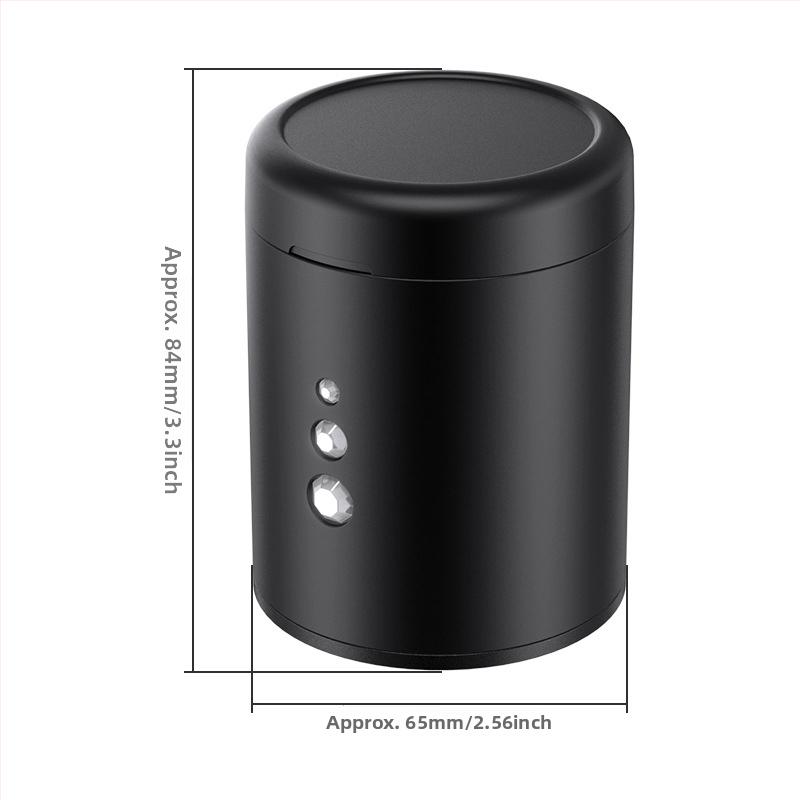 Τασάκι αυτοκινήτου με καπάκι και LED φως, πλαστικό, μοντέλο SD-1204, 113 g, για οικιακή και αυτοκινητική χρήση, δυνατότητα εξατομίκευσης