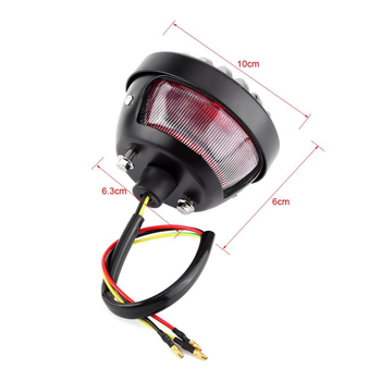 Motociklistička stražnja svjetiljka TL_P-12301-HAL (Halogenska žarulja, 10W, DC12V)