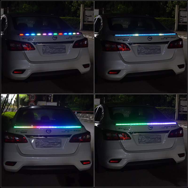 Szénszálas hátsó szárny LED-es autólámpa — LED, 12V, 6W, 500 lm, élettartam 30 000 óra
