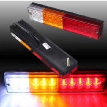LED hátsó lámpa teherautókhoz és utánfutókhoz - ABS, 12-30V, 1.5W, Modell 10