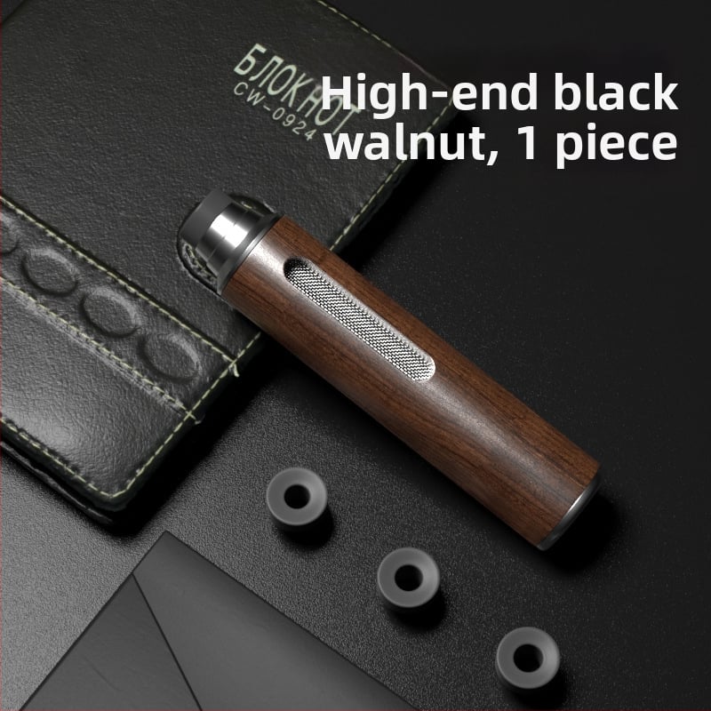 Τασάκι καπνού αυτοκινήτου — ξύλινο, χαραγμένο, διπλής χρήσης για αυτοκίνητο και σπίτι, 55 g