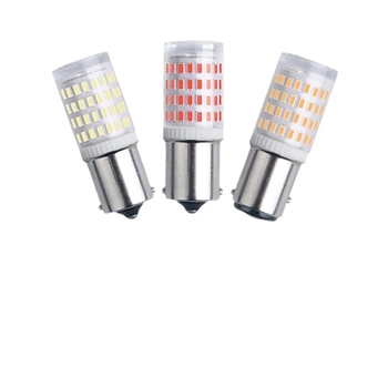Automobilska LED svjetla za kočenje, svjetlo za vožnju unatrag i pokazivač smjera, 1156 3014 80SMD, keramika otporna na visoke temperature, jasno stražnje svjetlo