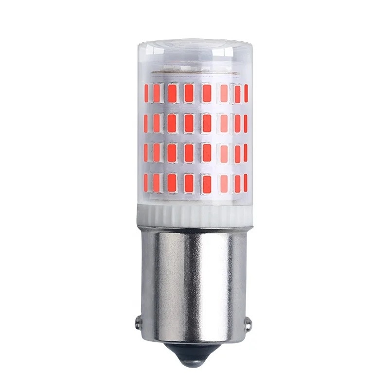 Automobilska LED svjetla za kočenje, svjetlo za vožnju unatrag i pokazivač smjera, 1156 3014 80SMD, keramika otporna na visoke temperature, jasno stražnje svjetlo