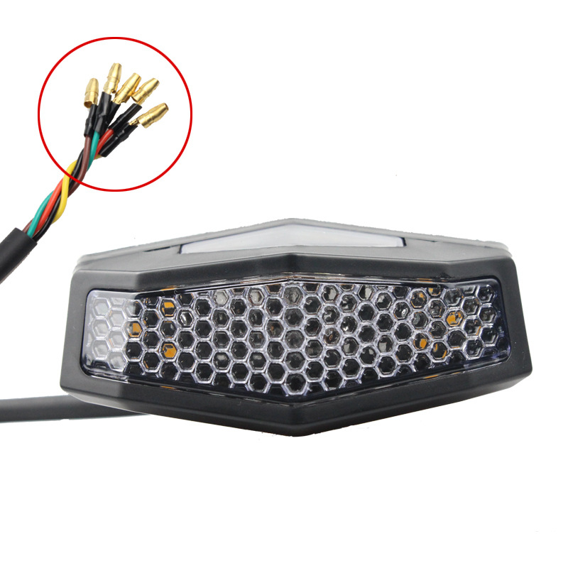 LJ LED stražnja svjetla za motocikl, LED višefunkcionalno stražnje svjetlo, 12V, 3W