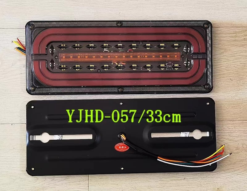 LED stražnja svjetla za auto i kamion — Model YJHD057, 24V, 21.6W, 4000 lm, 0.9A