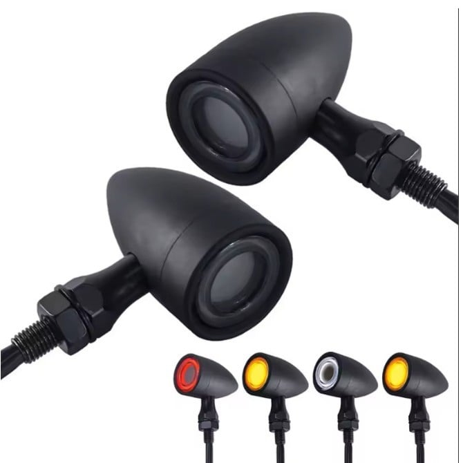 Indikatori za motocikl, aluminijska legura, 12V, 3W, pogodni za motocikle i terenska vozila