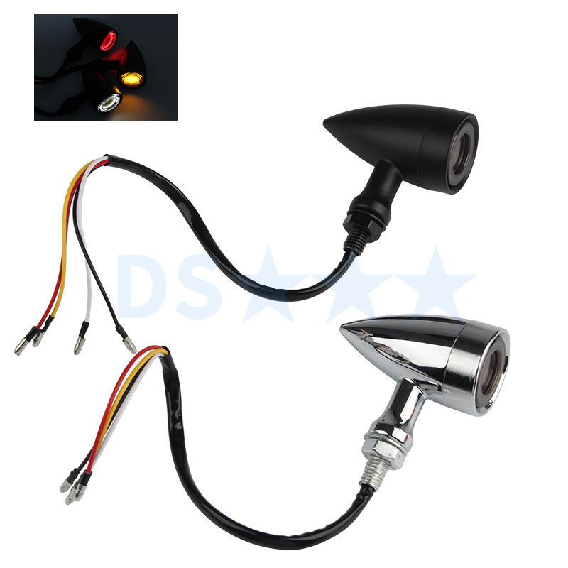 Indikatori za motocikl, aluminijska legura, 12V, 3W, pogodni za motocikle i terenska vozila