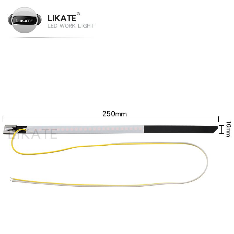 Licat LED prsten za signalizaciju na amortizeru motocikla – 12V, model LKT-motorcycle shock absorber light bar-long bright, pogodan za motocikl i električni auto.