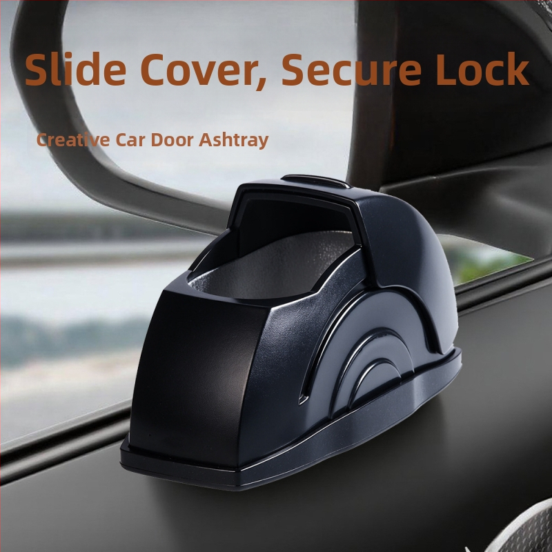 Τασάκι αυτοκινήτου με μεταλλικό εσωτερικό και ανοιχτό καπάκι, ανθεκτικό στον άνεμο και στα σωματίδια, σχεδιασμός με βιομιμητική τεχνολογία (Υλικό: Πλαστικό; Μοντέλο: Τασάκι κεντρικής κονσόλας; Διαδικασία παραγωγής: Βιομιμηρία; Βάρος: 100 g; Προσαρμογή: Ναι