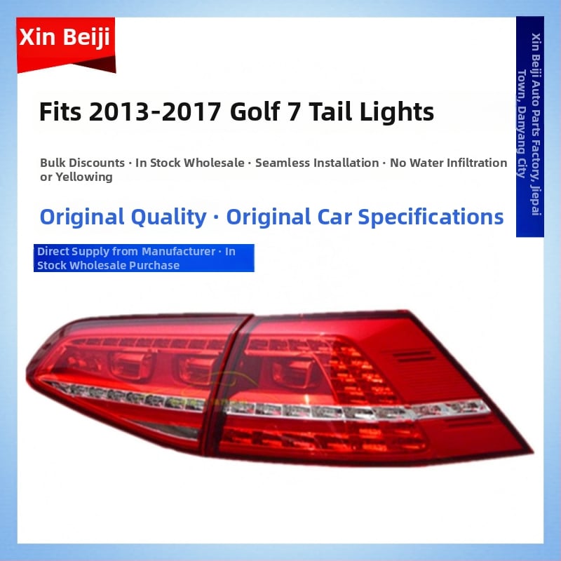 Golf 7 hátsó lámpa-összeállítás (2013–2017) – Xinhuanhao DD, Alkatrész szám 8569564