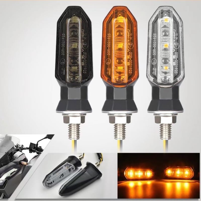 Indikator za skretanje motocikla - mini oblik, 3 LED, 12V, 1W, 2700K