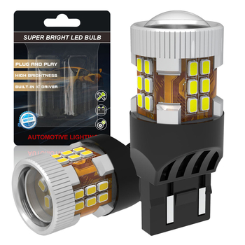 T20/7440/7443 jelzőfény és féklámpa LED-3020, 10-30V, 13.5W, modell 1156/1157