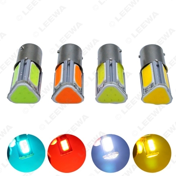 Autó COB LED 1156 BA15S: négyoldalas kanyarodó fény és fényjelző, 360° megvilágítás, 12V, alumínium ötvözet, élettartam 30 000–50 000 óra