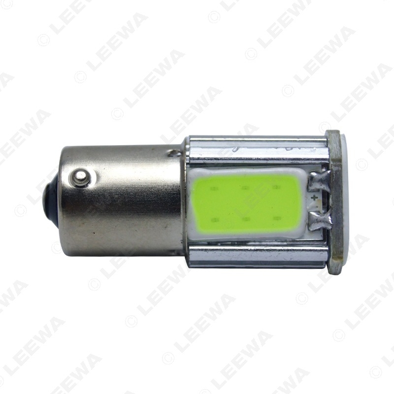 Autó COB LED 1156 BA15S: négyoldalas kanyarodó fény és fényjelző, 360° megvilágítás, 12V, alumínium ötvözet, élettartam 30 000–50 000 óra