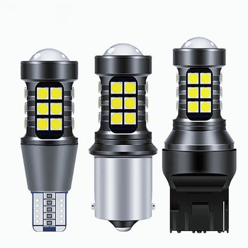 Univerzalni LED signalizator za auto s dekodiranjem (T15/1156/1157/7440/7443/3156/3157) – 3030 LED čipovi, 13.5W, 12–24V, 7000–8000K