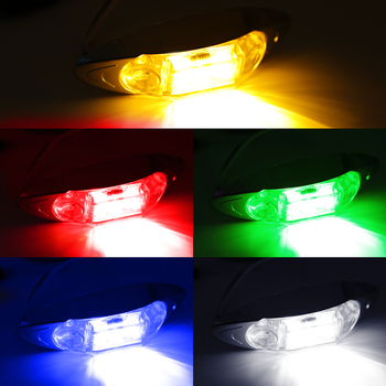 QR-3LED Piranha LED indexlámpa, 3 LED, 12–30V, vízálló, kompatibilis teherautóhoz, kisbuszhoz és lakókocsihoz