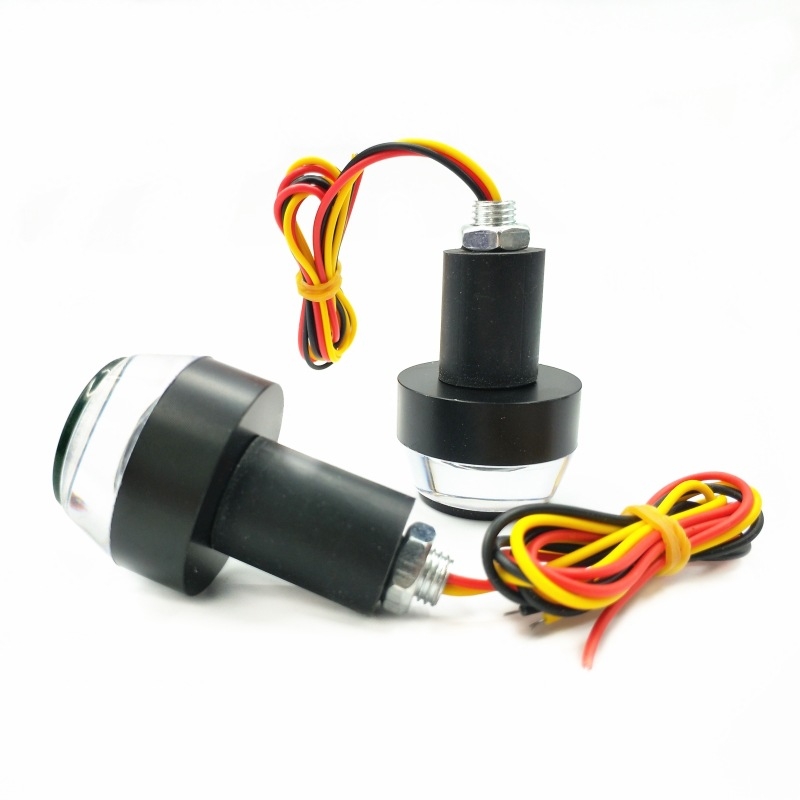Motocikl LED pokazivač smjera na kraju ručice upravljača, model QMW-12SBD, 6W, 12V, 3000K