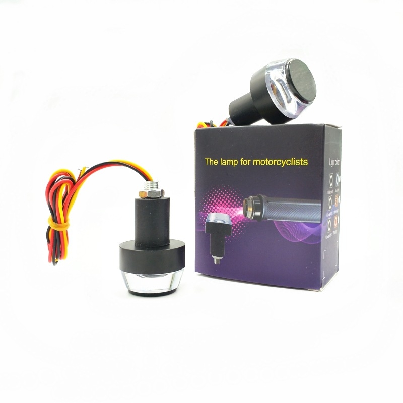 Motocikl LED pokazivač smjera na kraju ručice upravljača, model QMW-12SBD, 6W, 12V, 3000K