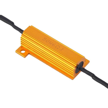 Auto LED otpornik-dekodor za svjetla za kočnice i pokazivače smjera, 50W, 12V, 6Ω, Anti-Flicker, Ugradnja