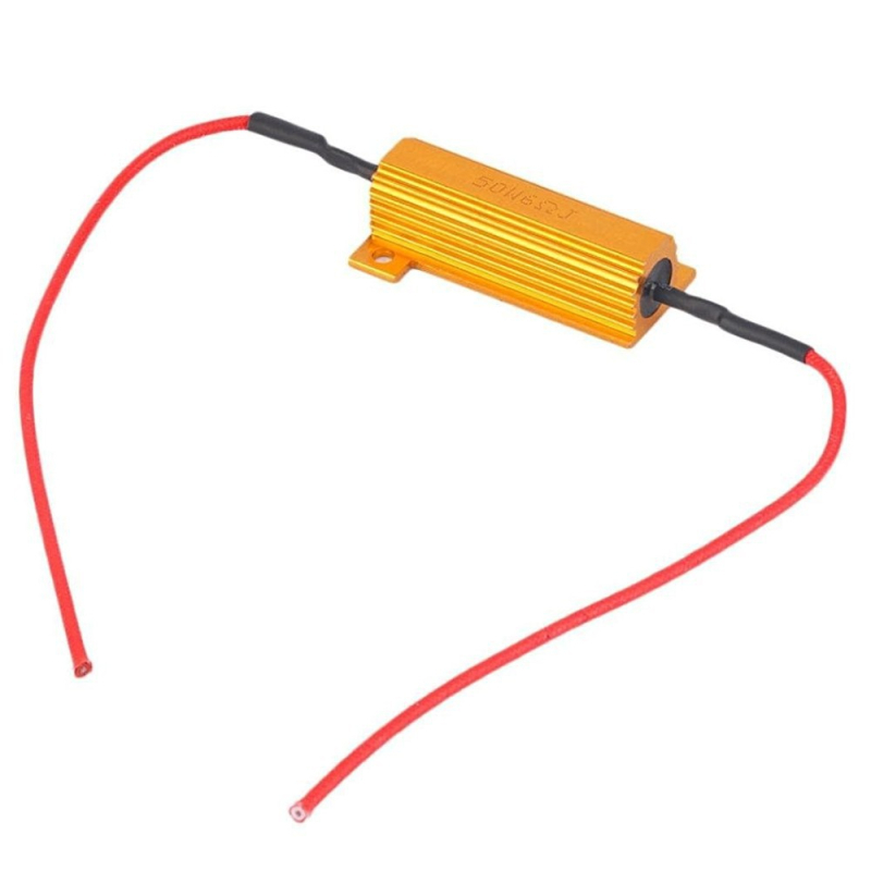 Auto LED otpornik-dekodor za svjetla za kočnice i pokazivače smjera, 50W, 12V, 6Ω, Anti-Flicker, Ugradnja